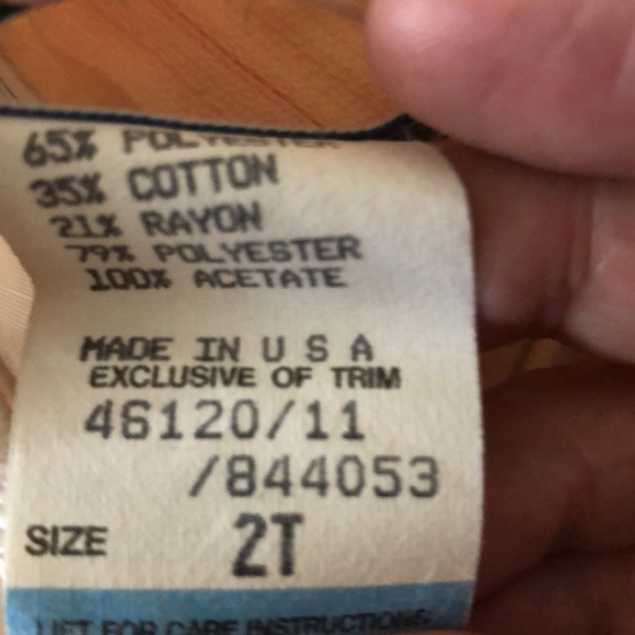 Vintage 80s Gunne Sax/Jessica McClintock Prairie Dress 2T - Picture 9 of 9